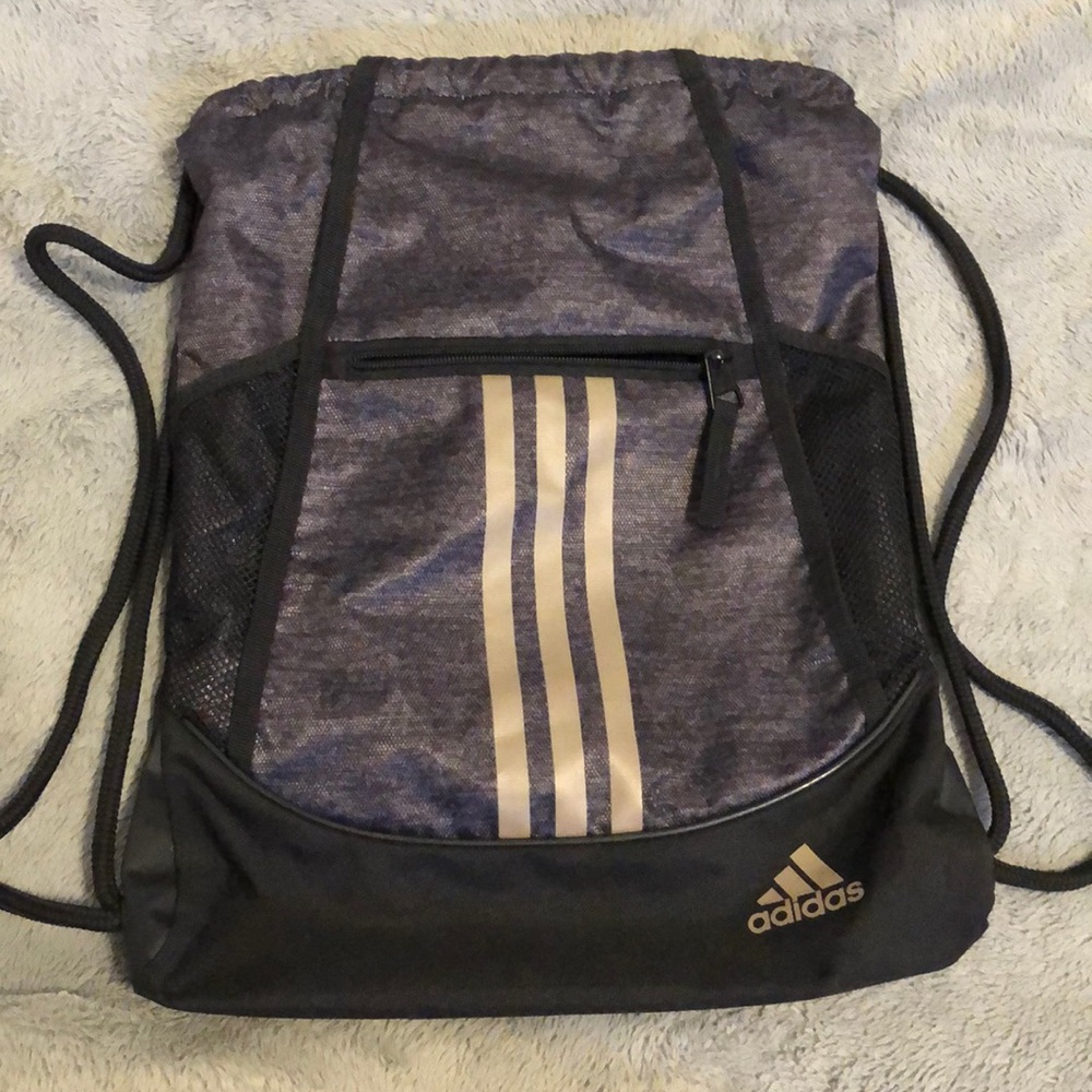 Adidas drawstring gym bag
